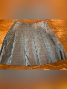 Crewcuts Gray Pleated School Skirt